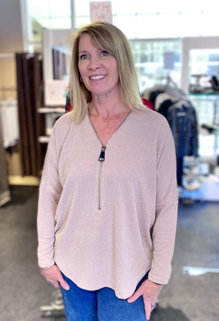 Ariella Zip Top