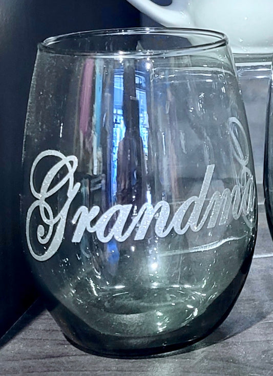 Grandma Wine Glass