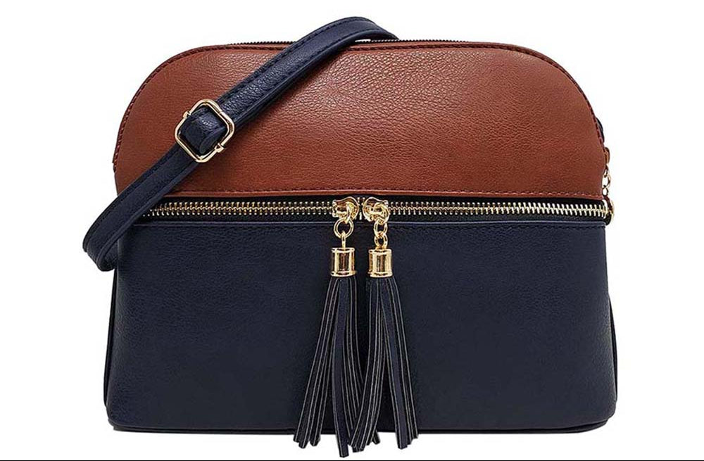 Multi Compartment Tassel Bag