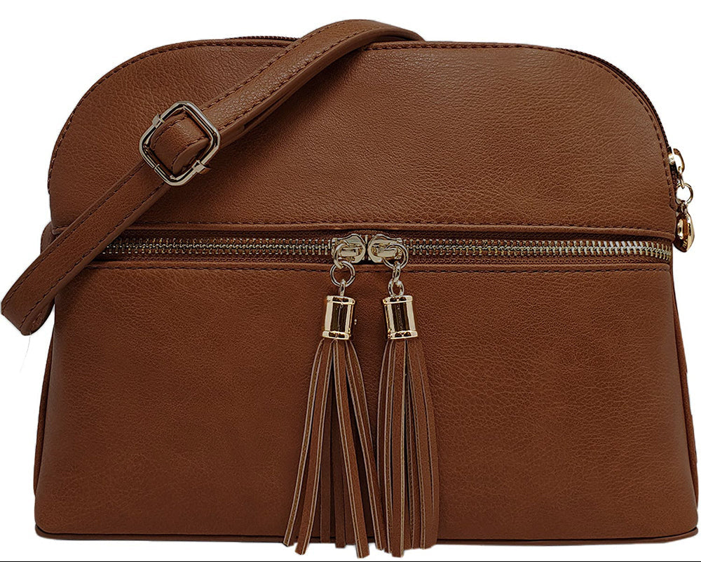 Multi Compartment Tassel Bag