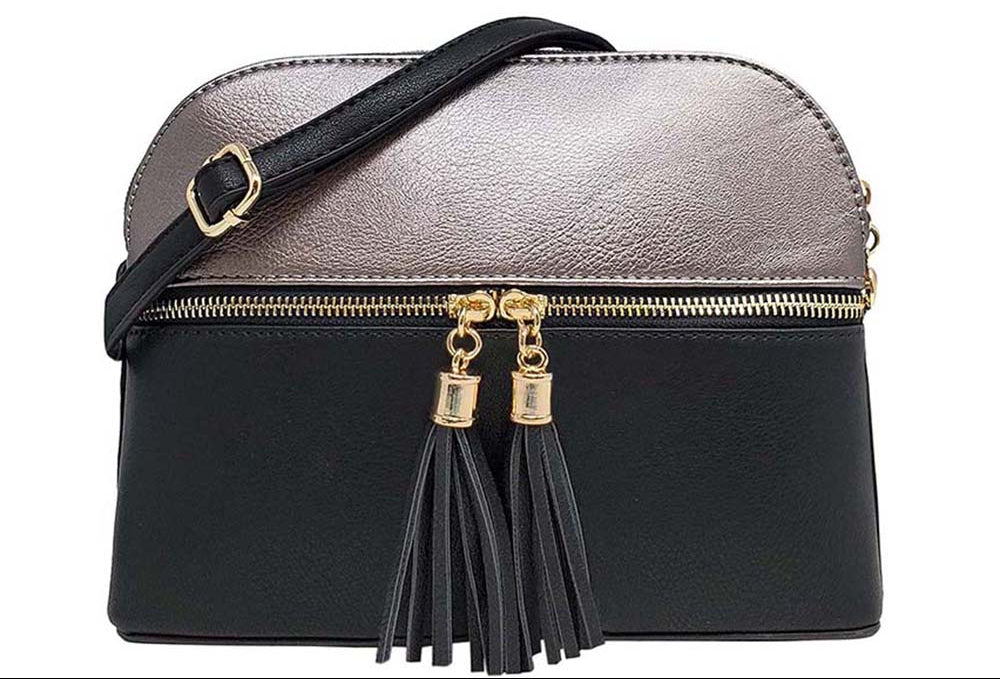 Multi Compartment Tassel Bag